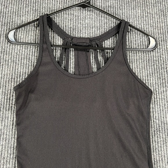 Asics Tops - ASICS‎ Tank Top Womens Medium Black Ribbed Sleeveless Active Running Workout